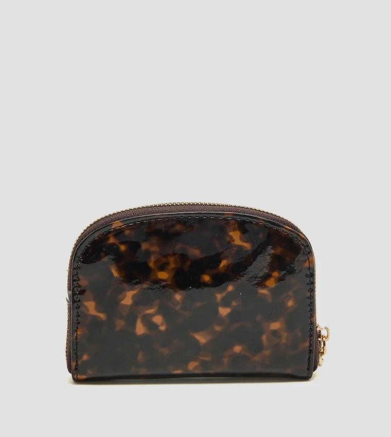 ANNE KLEIN  Anne Klein Patterned Zip-around Card Holder for Women | Best Price UAE